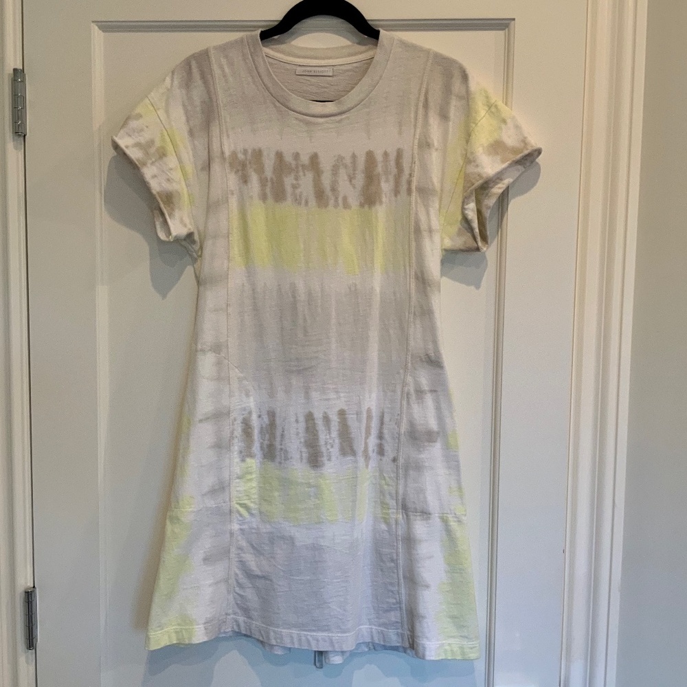 John Elliott T Shirt Tie Dye Mini Dress in Size 1 (Small)